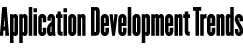 Application Development Trends