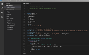 A React Native Tutorial in Visual Studio Code 1.0