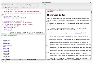 The Emacs Editor