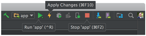 New Apply Changes Button for Instant Run in Android Studio