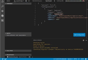 Android for VS Code in Action