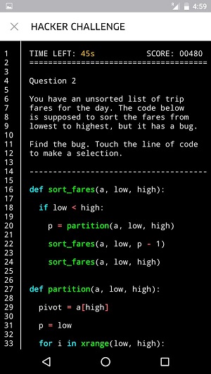 The Uber 'Code on the Road' Challenge