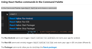 The VS Code Command Palette