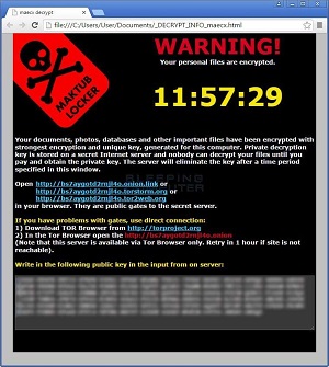 Maktub Locker Ransom Note